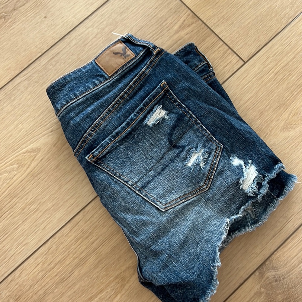 American Eagle Distressed Jean Shorts